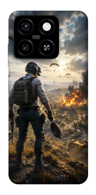 Чехол на ZTE Blade A55 4G PUBG ver.2 фото 1 из 1
