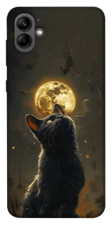 Чохол на Samsung Galaxy A04 Кіт під місяцем v2 фото 1 з 1