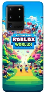 Чехол на Samsung Galaxy S20 Ultra Roblox World фото 1 из 1