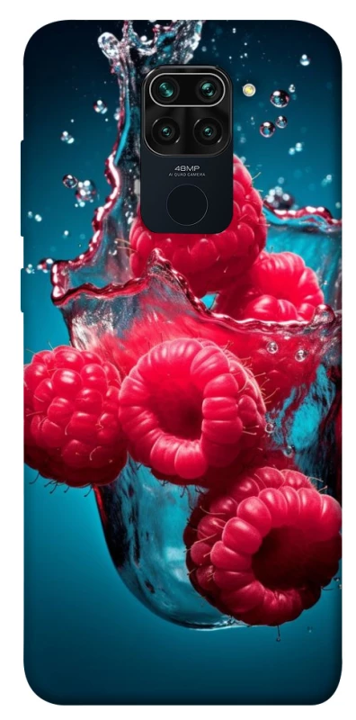 Чохол на Xiaomi Redmi Note 9 / Redmi 10X Малинка у воді фото 1 з 1