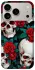 Чехол на Apple iPhone 18 Pro skull and rose фото 1 из 2