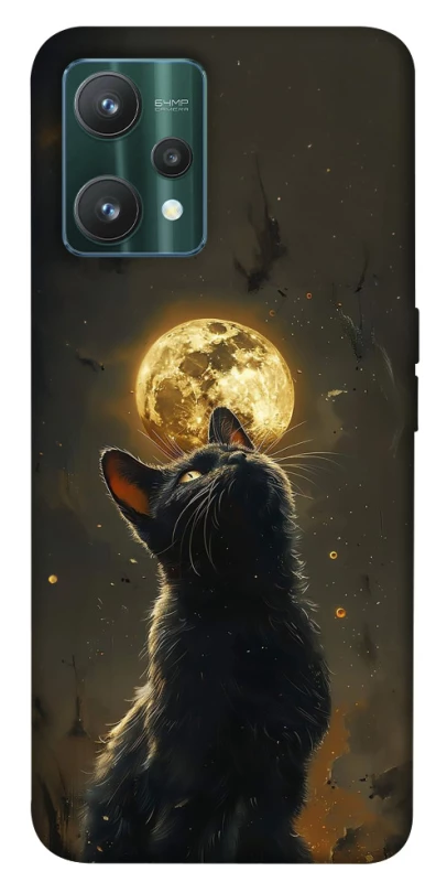 Чехол на Realme 9 Pro Кот под луной v2 фото 1 из 1