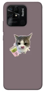 Чохол на Xiaomi Redmi 10C cat matcha фото 1 з 1
