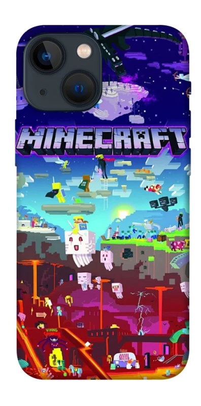 Чехол на Apple iPhone 13 mini (5.4") Minecraft world фото 1 из 1