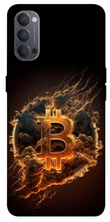 Чохол на Oppo Reno 4 Smoky Bitcoin фото 1 з 1