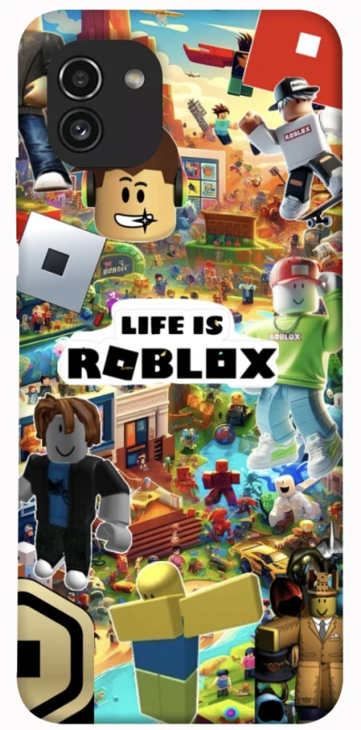 Чохол на Samsung Galaxy A03 Life is Roblox фото 1 з 1