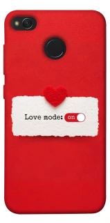Чохол на Xiaomi Redmi 4X Love Mode ON фото 1 з 1