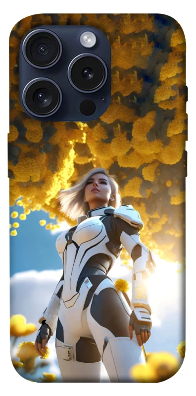 Чохол на Apple iPhone 15 Pro (6.1") Cyber space girl ver.3 фото 1 з 1