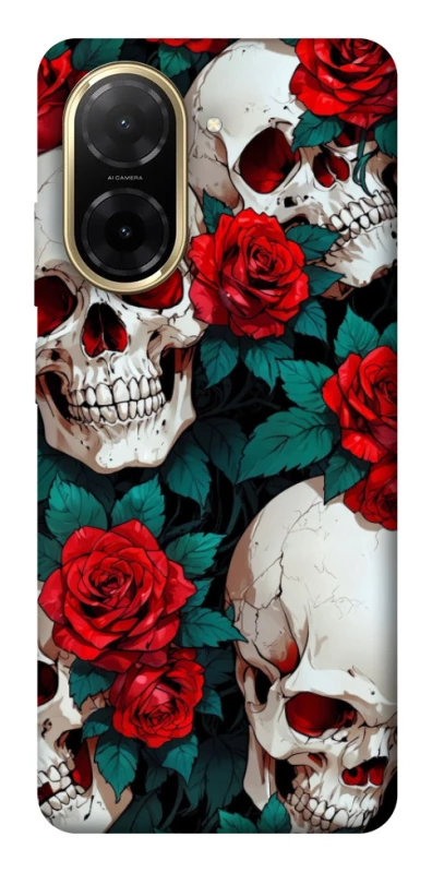 Чохол на Xiaomi Redmi A5 (Europe version) skull and rose фото 1 з 1