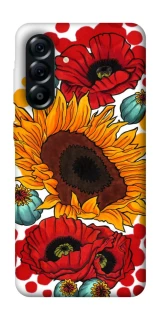 Чохол на Samsung Galaxy A57 5G Соняшники та маки фото 1 з 1