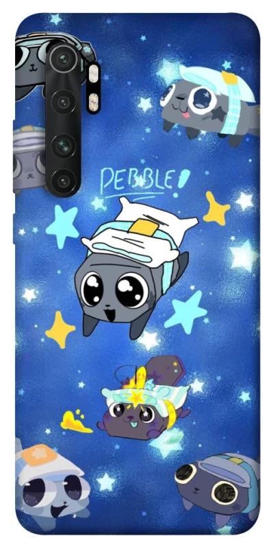 Чохол на Xiaomi Mi Note 10 Lite Pebble kitten stars фото 1 з 1