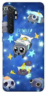 Чохол на Xiaomi Mi Note 10 Lite Pebble kitten stars фото 1 з 1