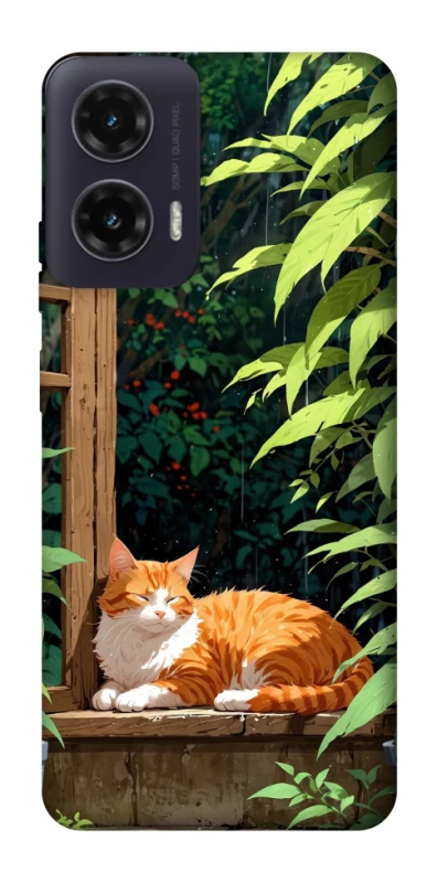 Чохол на Motorola Moto G35 red cat фото 1 з 1