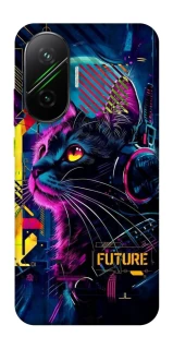 Чехол на Xiaomi Poco F7 Cyber Cat v2 фото 1 из 1