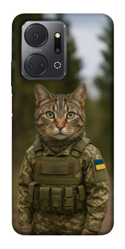 Чохол на Huawei Honor X7a Кіт захисник фото 1 з 1