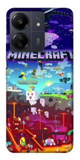 Чехол на Xiaomi Poco C65 Minecraft world фото 1 из 1
