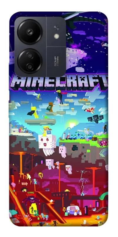 Чохол на Xiaomi Redmi 13C Minecraft world фото 1 з 1