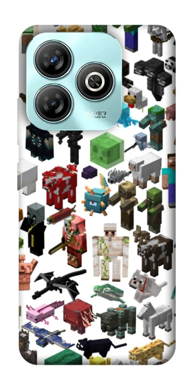 Чехол на ZTE Blade A75 4G Minecraft v4 фото 1 из 1