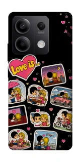 Чехол на Xiaomi Redmi Note 13 5G Love is ver.3 фото 1 из 1