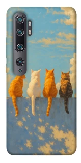 Чехол на Xiaomi Mi Note 10 / Note 10 Pro / Mi CC9 Pro cats on wall фото 1 из 1