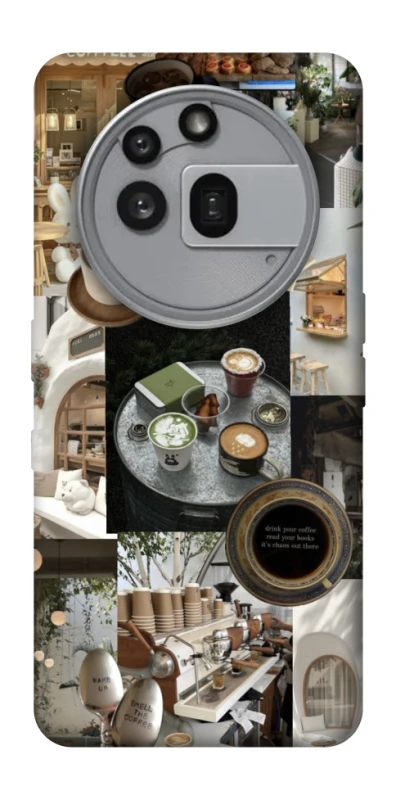 Чехол на Nothing Phone (3a) Pro Coffee collage ver.4 фото 1 из 1