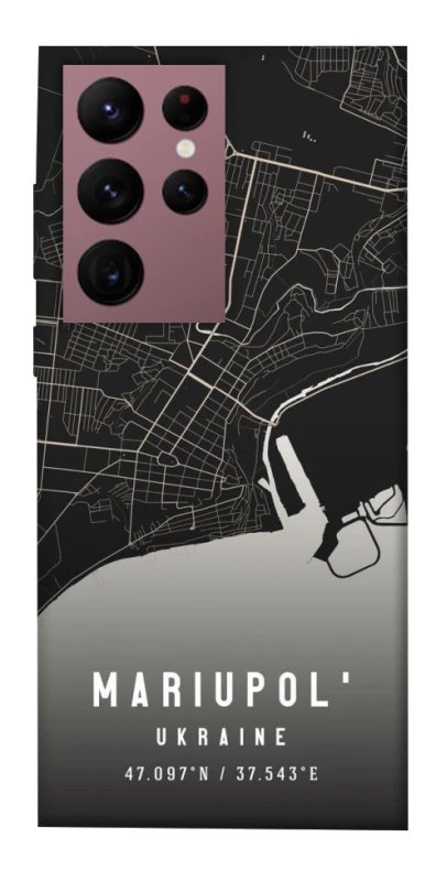 Чохол на Samsung Galaxy S22 Ultra Mariupol map фото 1 з 1