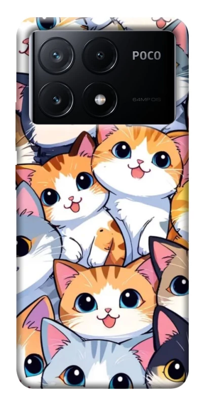 Чохол на Xiaomi Poco X6 Cute Cat v2 фото 1 з 1