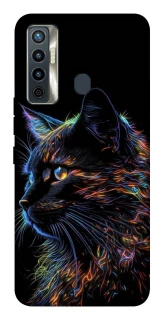 Чохол на TECNO Camon 17 Чорний кіт фото 1 з 1