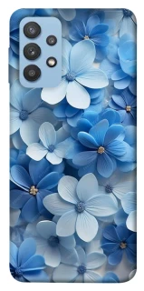 Чехол на Samsung Galaxy M32 Синие цветы фото 1 из 1