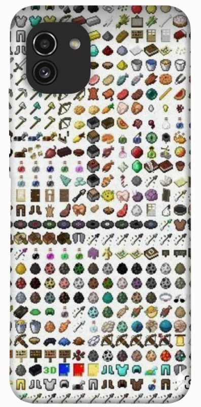 Чехол на Samsung Galaxy A03 Minecraft v2 фото 1 из 1