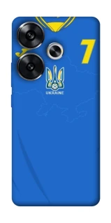 Чохол на Xiaomi Poco F6 UA-Football ver.4 фото 1 з 1