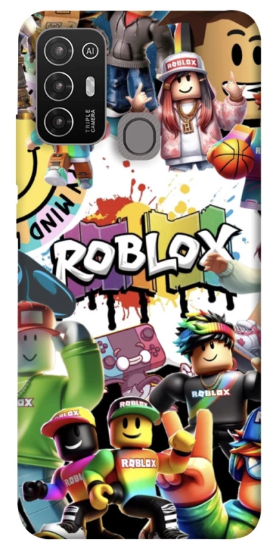Чохол на ZTE Blade A52 Roblox Characters Collage фото 1 з 1