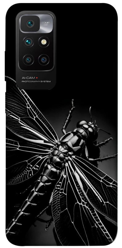 Чехол на Xiaomi Redmi 10 Black dragonfly фото 1 из 1