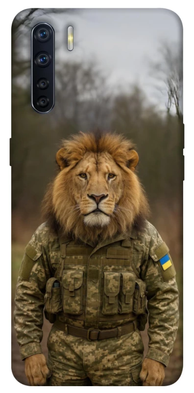 Чохол на Oppo A91 Лев захисник фото 1 з 1