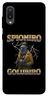 Чехол на Samsung Galaxy A02 Spioniro Golubiro фото 1 из 1