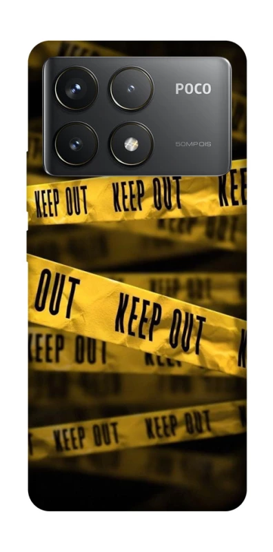 Чохол на Xiaomi Poco F6 Pro keep out фото 1 з 1