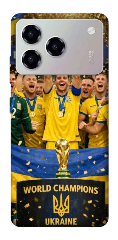 Чехол на ZTE Blade A76 UA-Football ver.5 фото 1 из 1