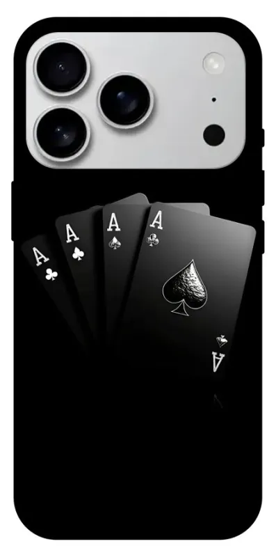Чехол на Apple iPhone 18 Pro Max Black Cards фото 1 из 1
