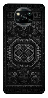 Чехол на Xiaomi Poco X3 NFC / Poco X3 Pro Черный ковер фото 1 из 1