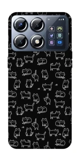Чохол на Xiaomi POCO X8 Pro Black Cats фото 1 з 1