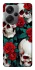 Чехол на Xiaomi Redmi Note 13 Pro+ skull and rose фото 1 из 1