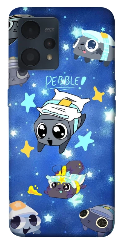 Чехол на Realme 9 4G / 9 Pro+ Pebble kitten stars фото 1 из 1