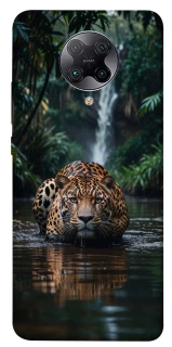 Чехол на Xiaomi Redmi K30 Pro / Poco F2 Pro Leopard in water фото 1 из 1