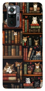 Чохол на Xiaomi Redmi Note 10 Pro Cats & Books фото 1 з 1