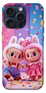 Чехол на Apple iPhone 15 Pro (6.1") Labubu twins ver.3 фото 1 из 1