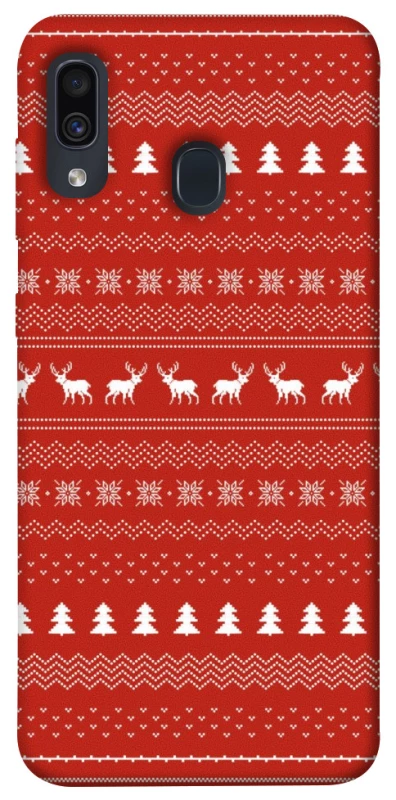 Чехол на Samsung Galaxy A20 / A30 Новогодний v12 фото 1 из 1