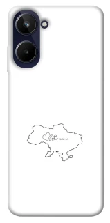 Чохол на Realme 10 4G Ukraine map фото 1 з 1