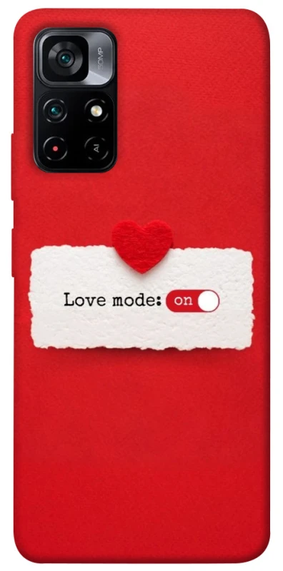 Чохол на Xiaomi Poco M4 Pro 5G Love Mode ON фото 1 з 1