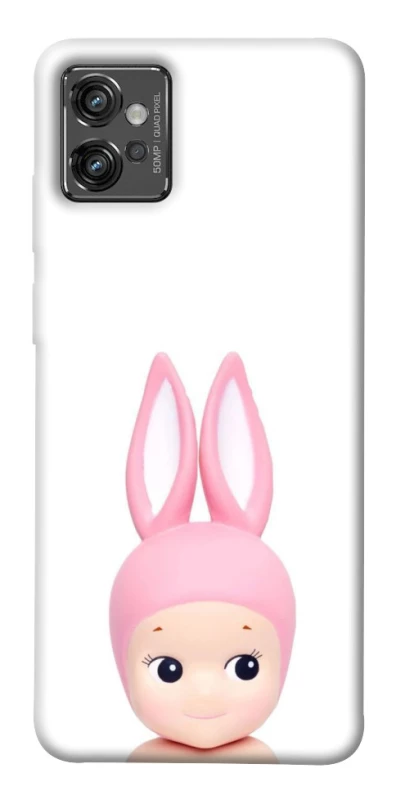 Чохол на Motorola Moto G32 Minimal Bunny Peek фото 1 з 1