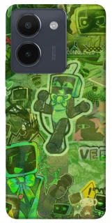 Чохол на Vivo Y36 Dandysworld tv green theme фото 1 з 1